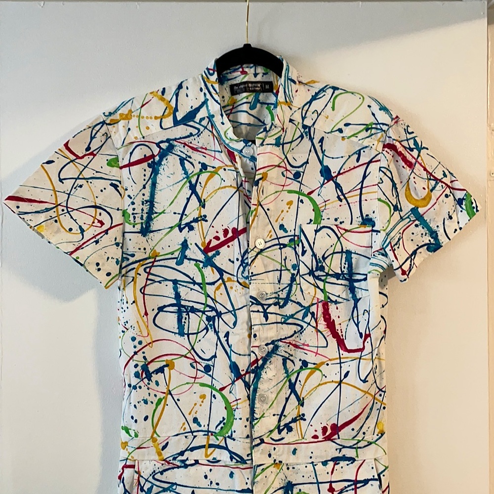 The original ROMPHIM by ACED Design in medium, splatter paint pattern